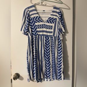 Patterned midi dress NWT
